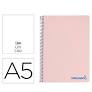 Cuaderno WONDER PP 120HJ Din A-5 rosa Liderpapel 0