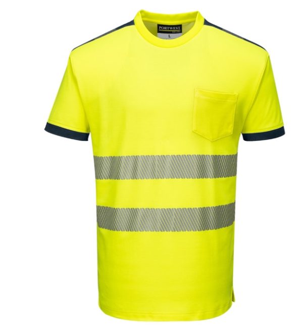 Camiseta m/c de alta visibilidad PW3
