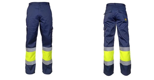Pantalón de alta visibilidad combinado corte están