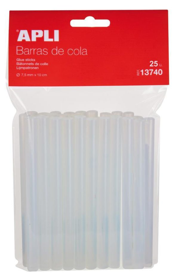 Recambio barra de silicona bolsa 25u Apli