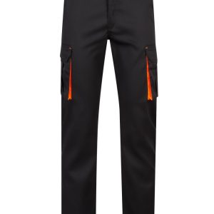 Pantalón stretch bicolor multibolsillos.VELILLA