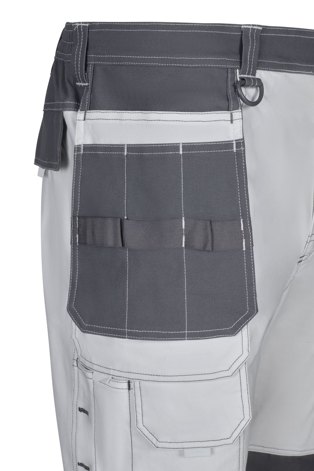 Pantalón canvA stretch bicolor con bolsillos flotantes.VELILLA - Imagen 5