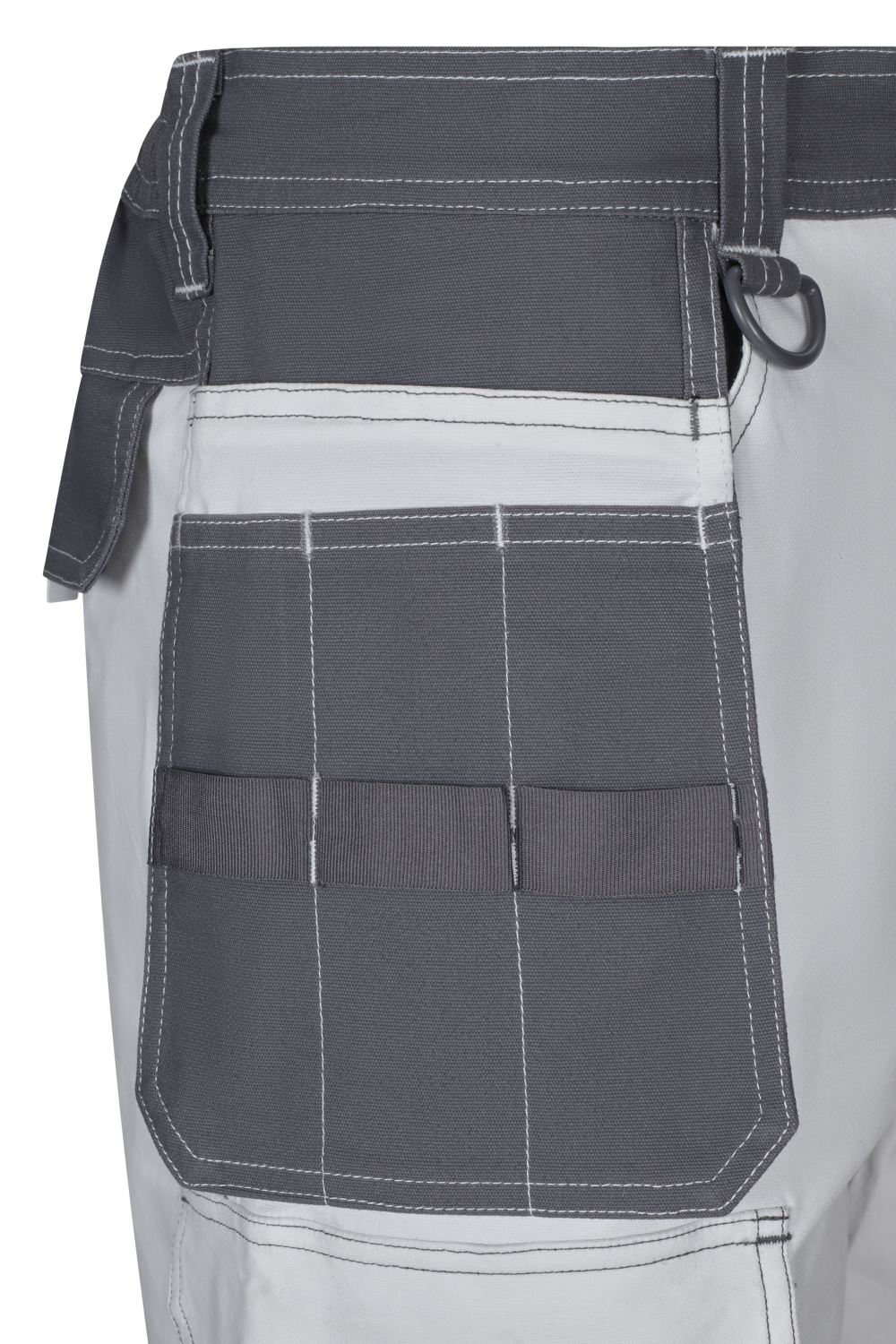 BermudA canvA stretch bicolor con bolsillos flotantes.VELILLA - Imagen 8