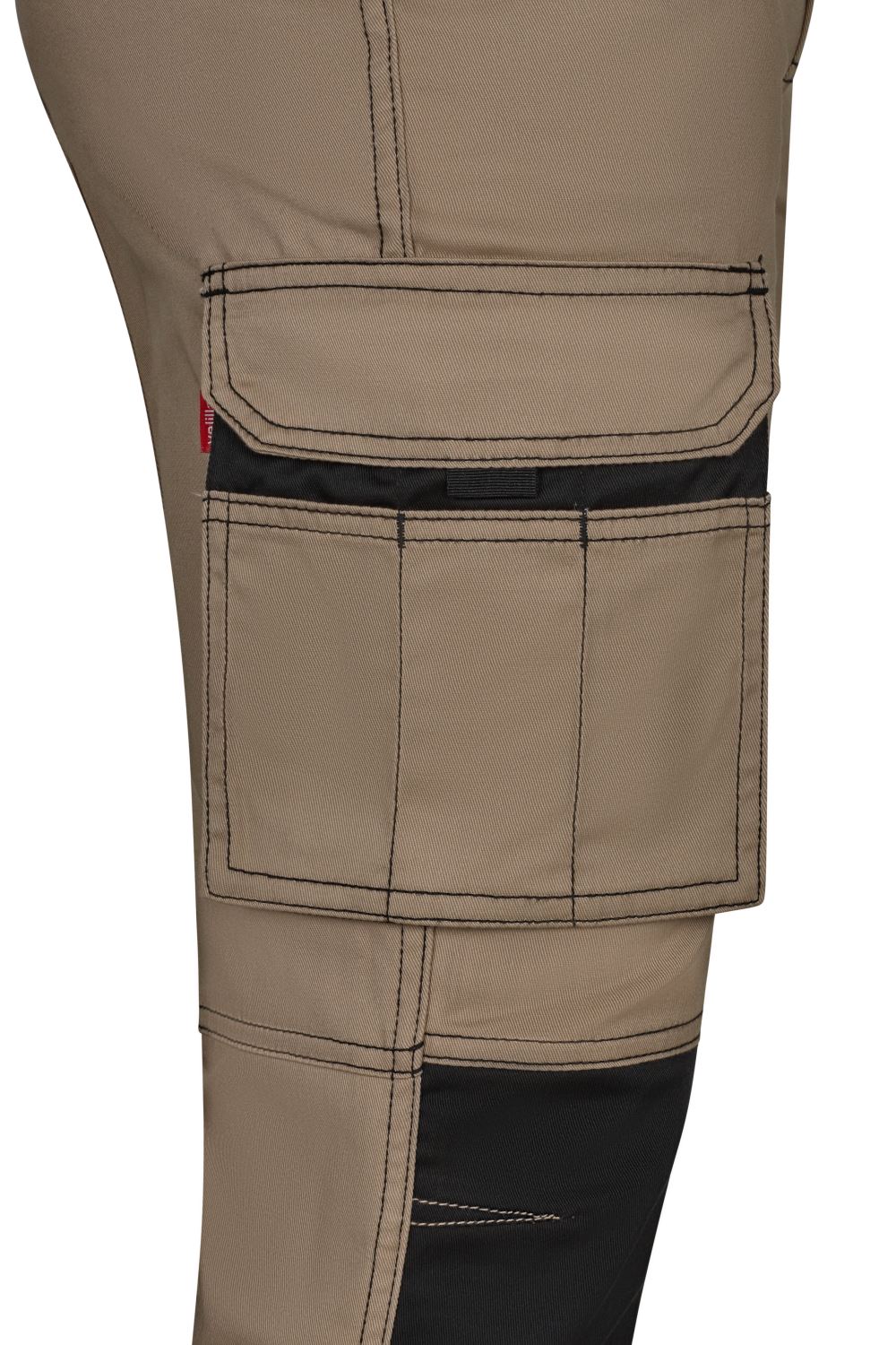 Pantalón stretch bicolor.VELILLA - Imagen 6