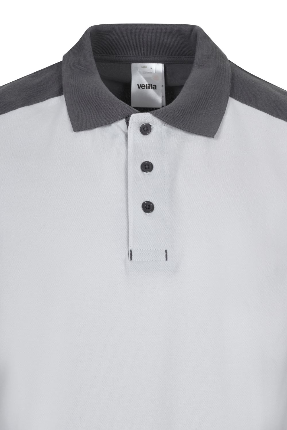 Polo stretch bicolor manga corta.VELILLA - Imagen 8