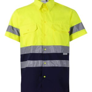 Camisa bicolor manga corta Alta Visibilidad VELILLA