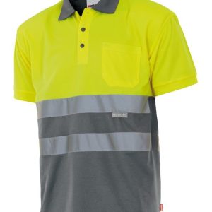 Polo bicolor manga corta VELILLA