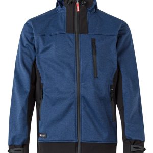 Cazadora SOFTSHELL bicolor con capucha.VELILLA