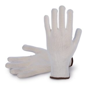 Guante CoolMax®, elastano y nailon blanco sin costuras. Ambidiestro. Puño elástico. Galga 13.213W