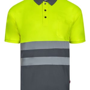 Polo bicolor manga corta VELILLA