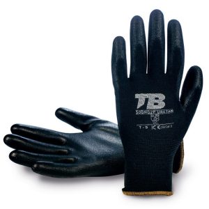 Guante soporte poliéster sin costuras. Recubrimiento poliuretano en palma. Puño elástico. Galga 13.500NG2P URETAN