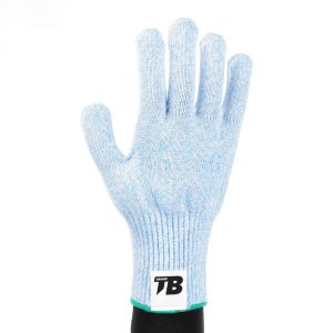 Guante Tejido Tuffalene® azul sin costuras. Interior acrílico. Ambidiestro. Puño elástico. Galga 10.KMG710COLD