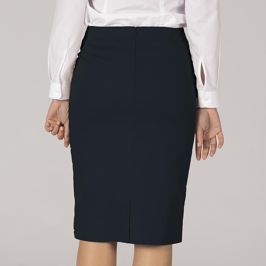 FALDA CON BOLSILLOS COLD.Sin cinturilla, cremallera y aberturas traseras. 2 bolsillos en delantero. Largo aprox.: 65 cm. Prenda M1: ajustada. - Imagen 2