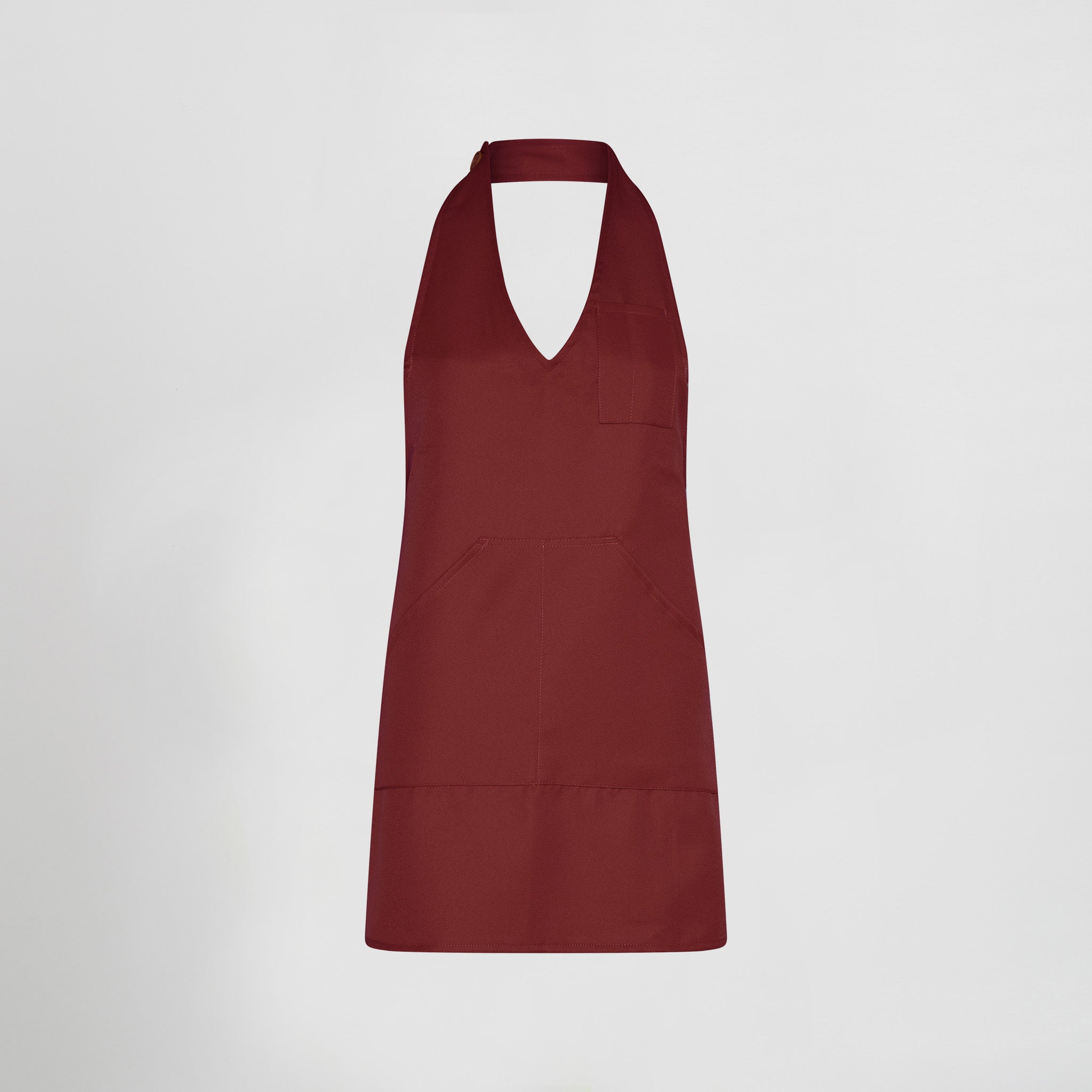 DELANTAL BISTRO SARGA POLIESTER 80X65 CM.1 bolsillo delantero. 1 bolsillo bolígrafo en pecho. Sistema de cierre con botón de pastilla. 80x65 cm. - Imagen 40