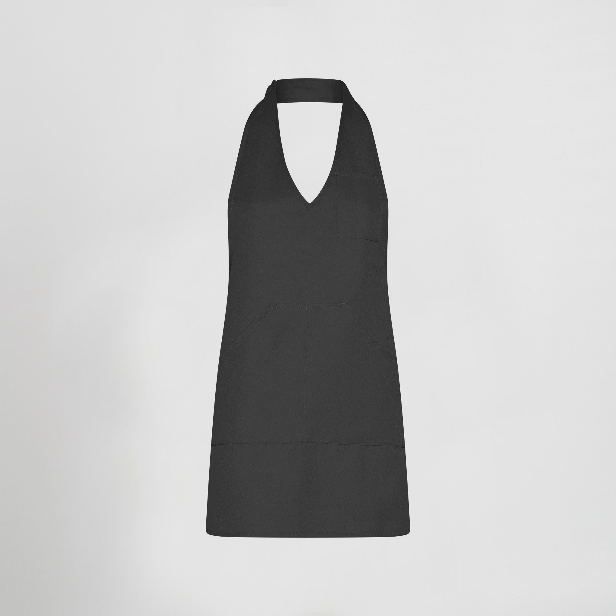 DELANTAL BISTRO SARGA POLIESTER 80X65 CM.1 bolsillo delantero. 1 bolsillo bolígrafo en pecho. Sistema de cierre con botón de pastilla. 80x65 cm. - Imagen 43