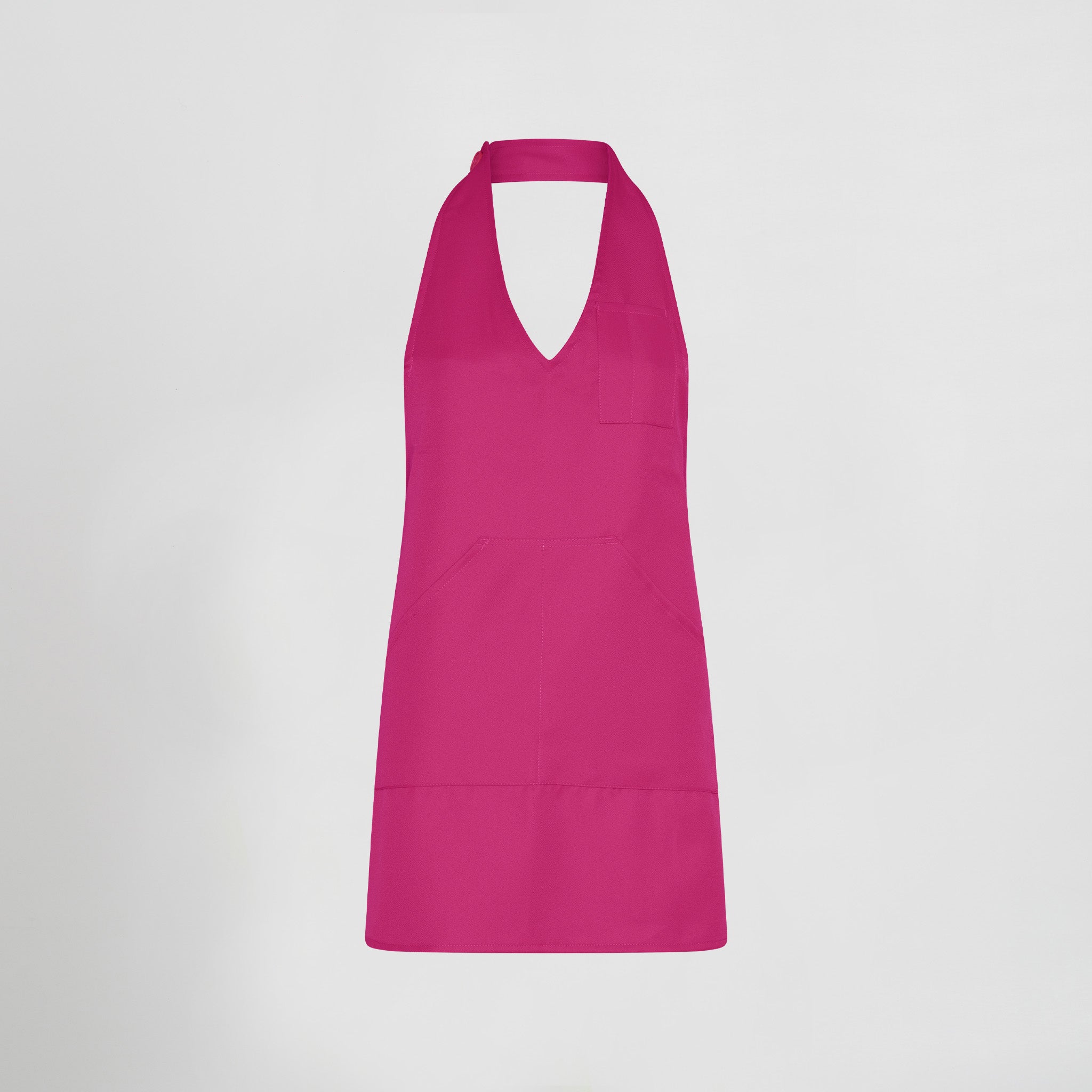 DELANTAL BISTRO SARGA POLIESTER 80X65 CM.1 bolsillo delantero. 1 bolsillo bolígrafo en pecho. Sistema de cierre con botón de pastilla. 80x65 cm. - Imagen 51