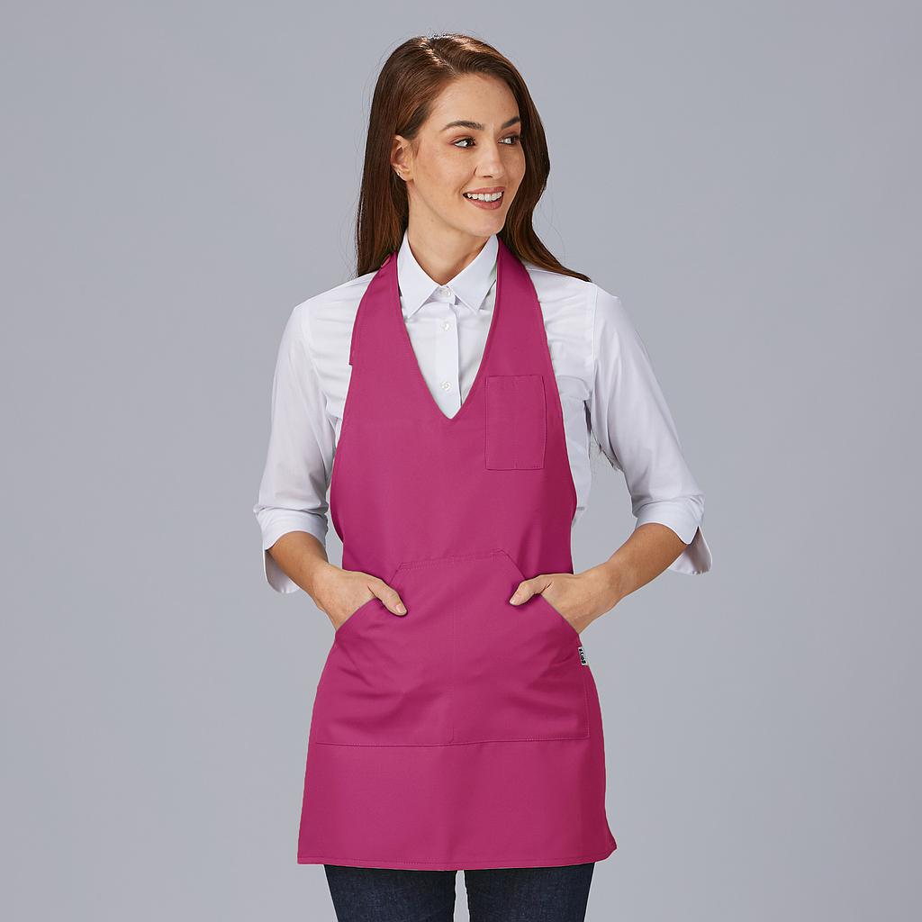 DELANTAL BISTRO SARGA POLIESTER 80X65 CM.1 bolsillo delantero. 1 bolsillo bolígrafo en pecho. Sistema de cierre con botón de pastilla. 80x65 cm. - Imagen 50