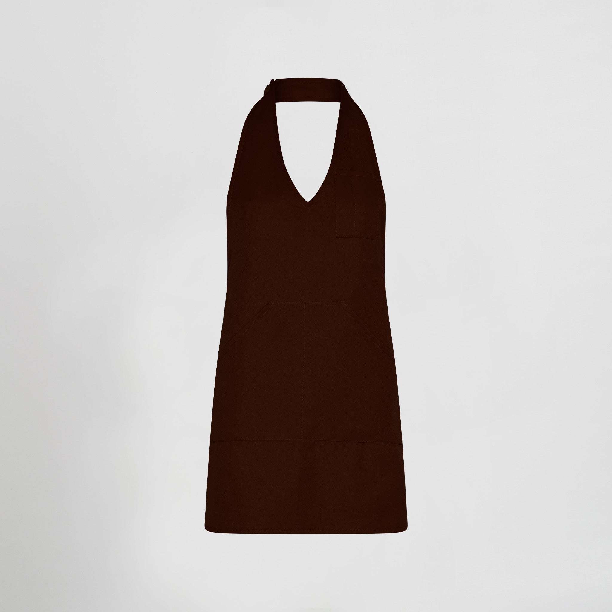 DELANTAL BISTRO SARGA POLIESTER 80X65 CM.1 bolsillo delantero. 1 bolsillo bolígrafo en pecho. Sistema de cierre con botón de pastilla. 80x65 cm. - Imagen 10