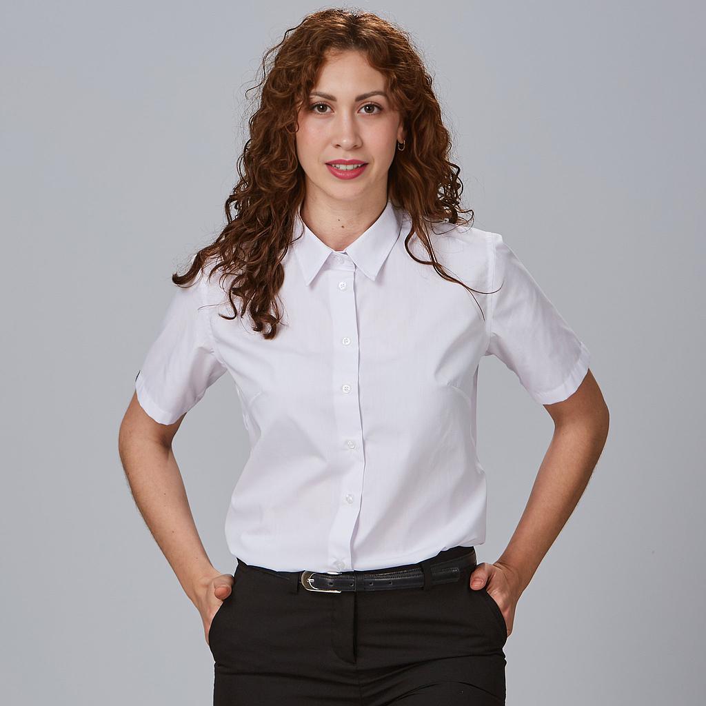 CAMISA MUJER M/C ELASTAN "RED LINE".Manga corta. Cuello camisero. Bolsillo de pecho adicional. Elysian. Pinzas en delantero y espalda. Largo aprox.: 65 cm. M2 SEMI AJUSTADA. - Imagen 4