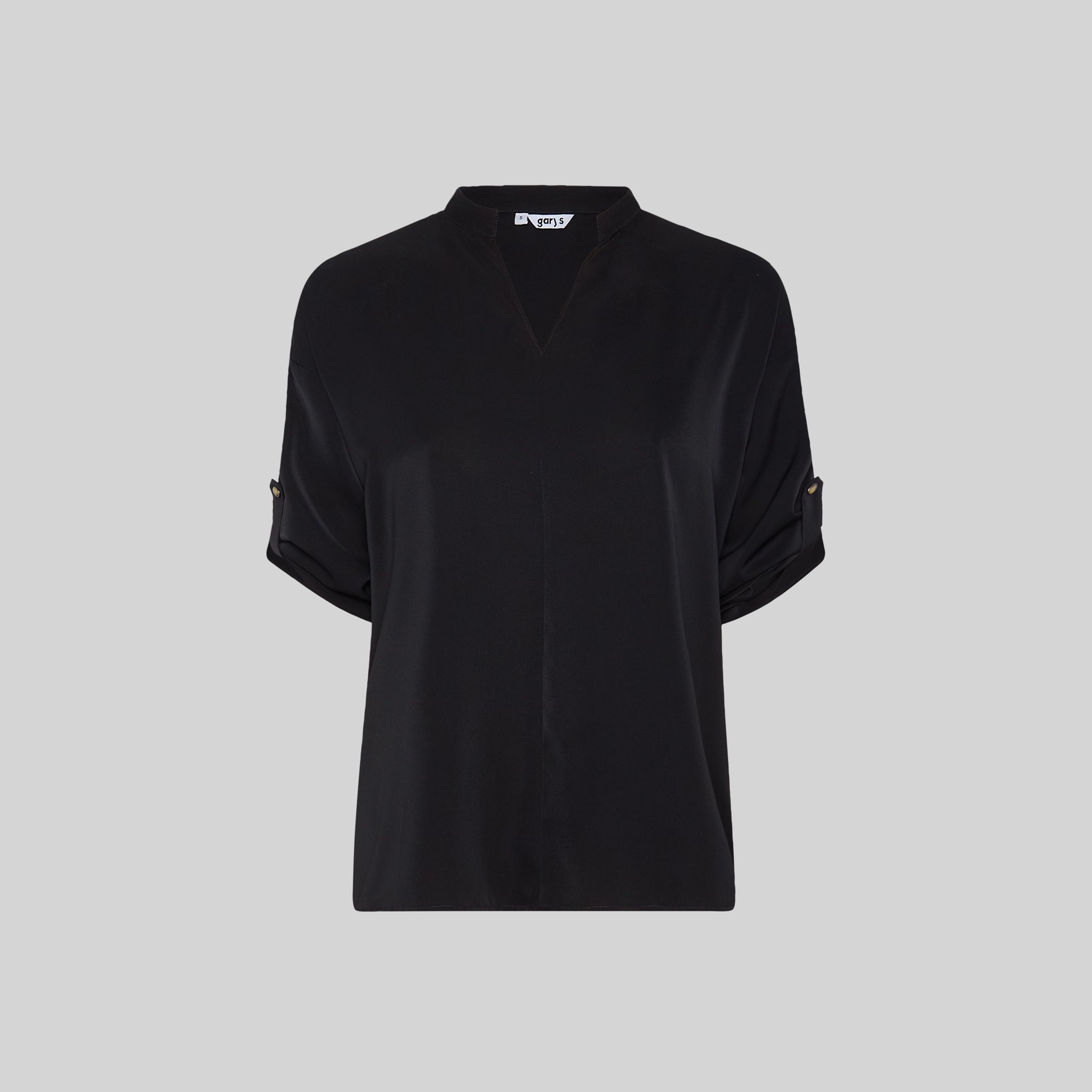 BLUSA MUJER MANGA ROLL UP MICAELA.Manga regulable, botón presión. Plana lisa. Breeze. Largo aprox.: 66 cm. M3: HOLGADA. - Imagen 6