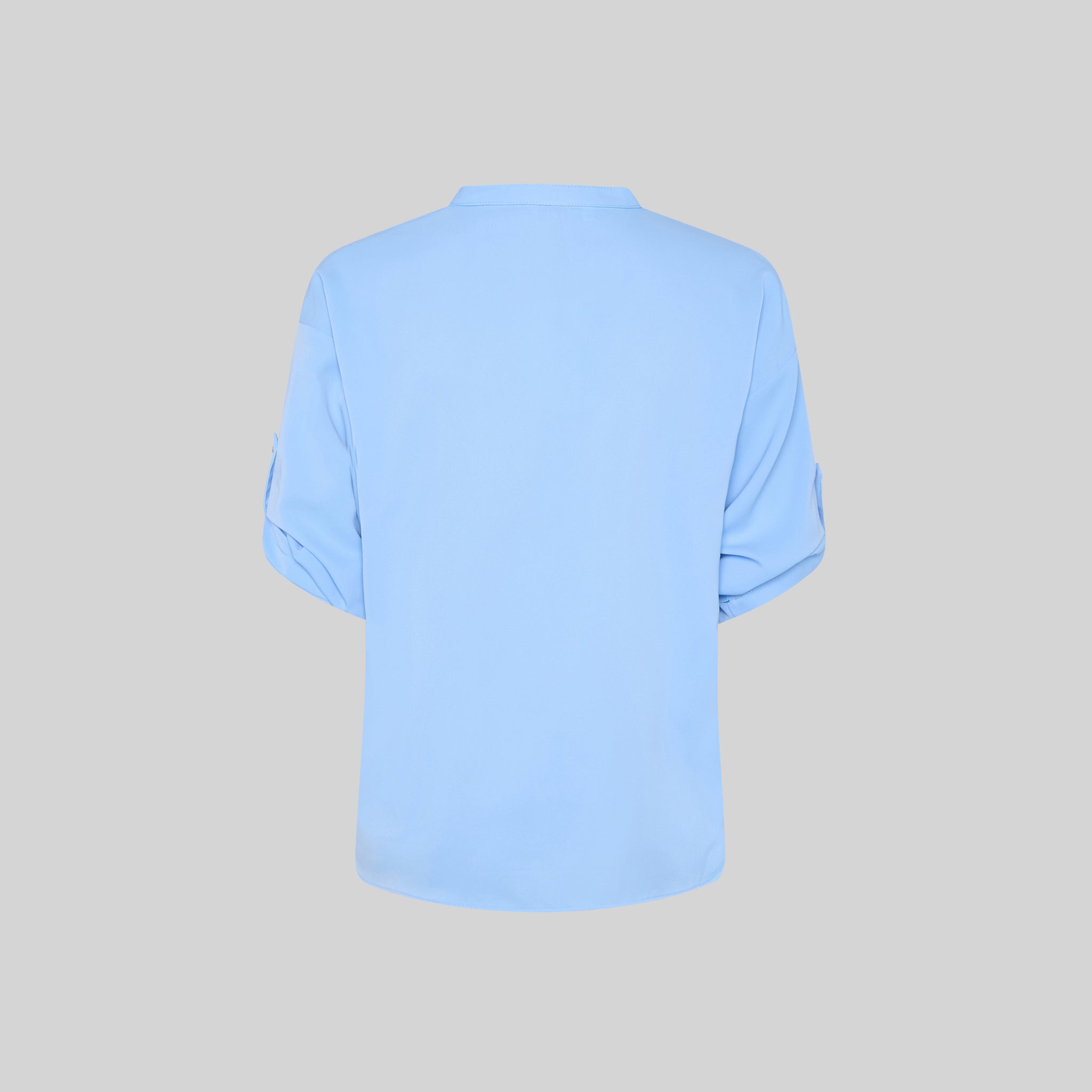 BLUSA MUJER MANGA ROLL UP MICAELA.Manga regulable, botón presión. Plana lisa. Breeze. Largo aprox.: 66 cm. M3: HOLGADA. - Imagen 13