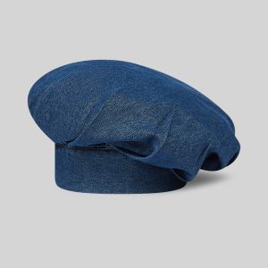 GORRO GRAN CHEF TEJANO LAVADO.Prenda Unisex. Ajustable con velcro. Perímetro regulable de 54 cm hasta 60 cm. Talla única.