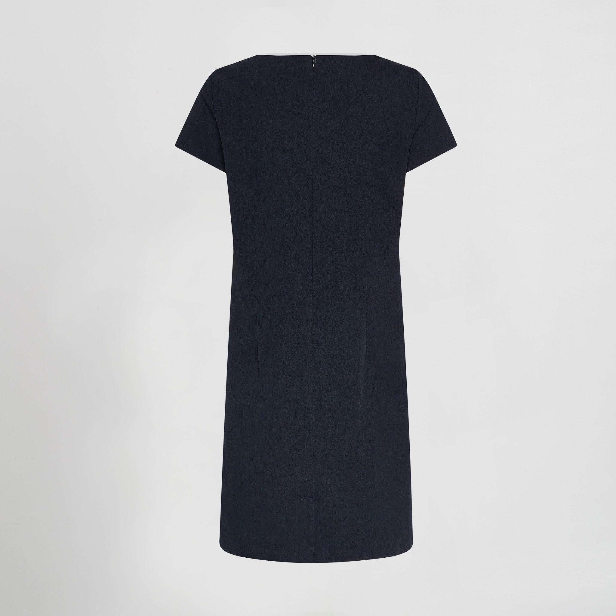 VESTIDO M. CORTA TRIVIAL.Costadillos en el delantero Pinzas en la espalda Costura centro espalda Abertura trasera Apertura en mangas Forro interior Largo aprox.: 93cm Prenda M1: ajustada - Imagen 4