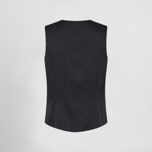 CHALECO MUJER CRUZADO ROMERO.Cruzado en pico. 2 bolsillos en delantero. Costadillos de entalle. 54cm | M2 SEMI AJUSTADA.