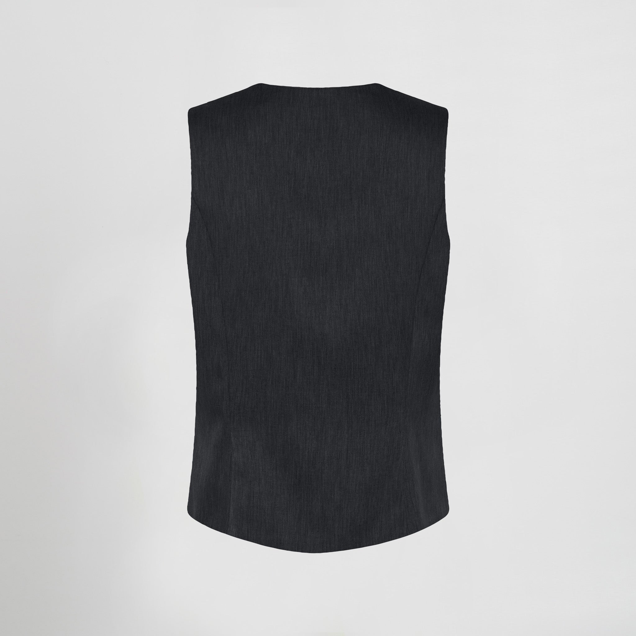 CHALECO MUJER CRUZADO ROMERO.Cruzado en pico. 2 bolsillos en delantero. Costadillos de entalle. 54cm | M2 SEMI AJUSTADA.