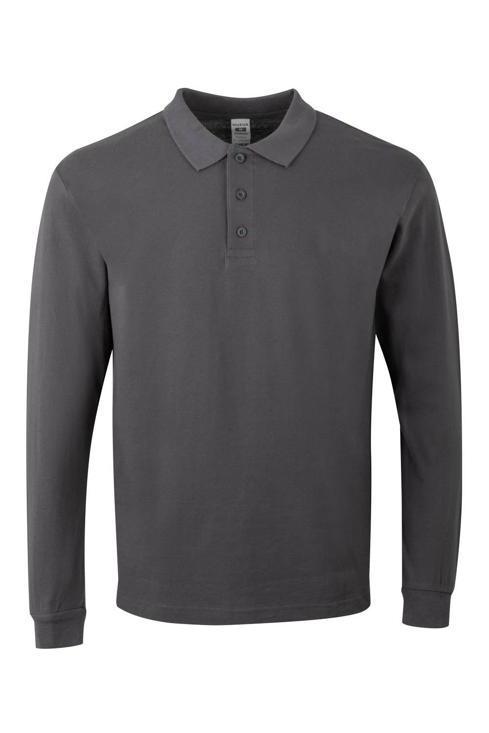 HOBART - POLO UNISEX MANGA LARGA 210 - Imagen 2