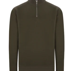 HERVEY - SUDADERA UNISEX MEDIA CREMALLERA